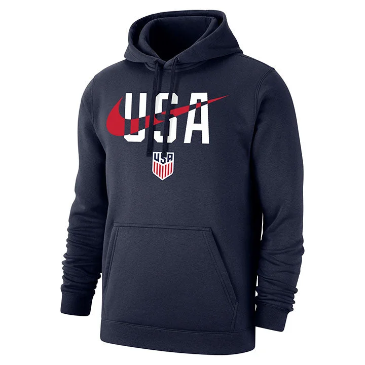 Men's Nike USMNT USA Swoosh Navy Hoodie